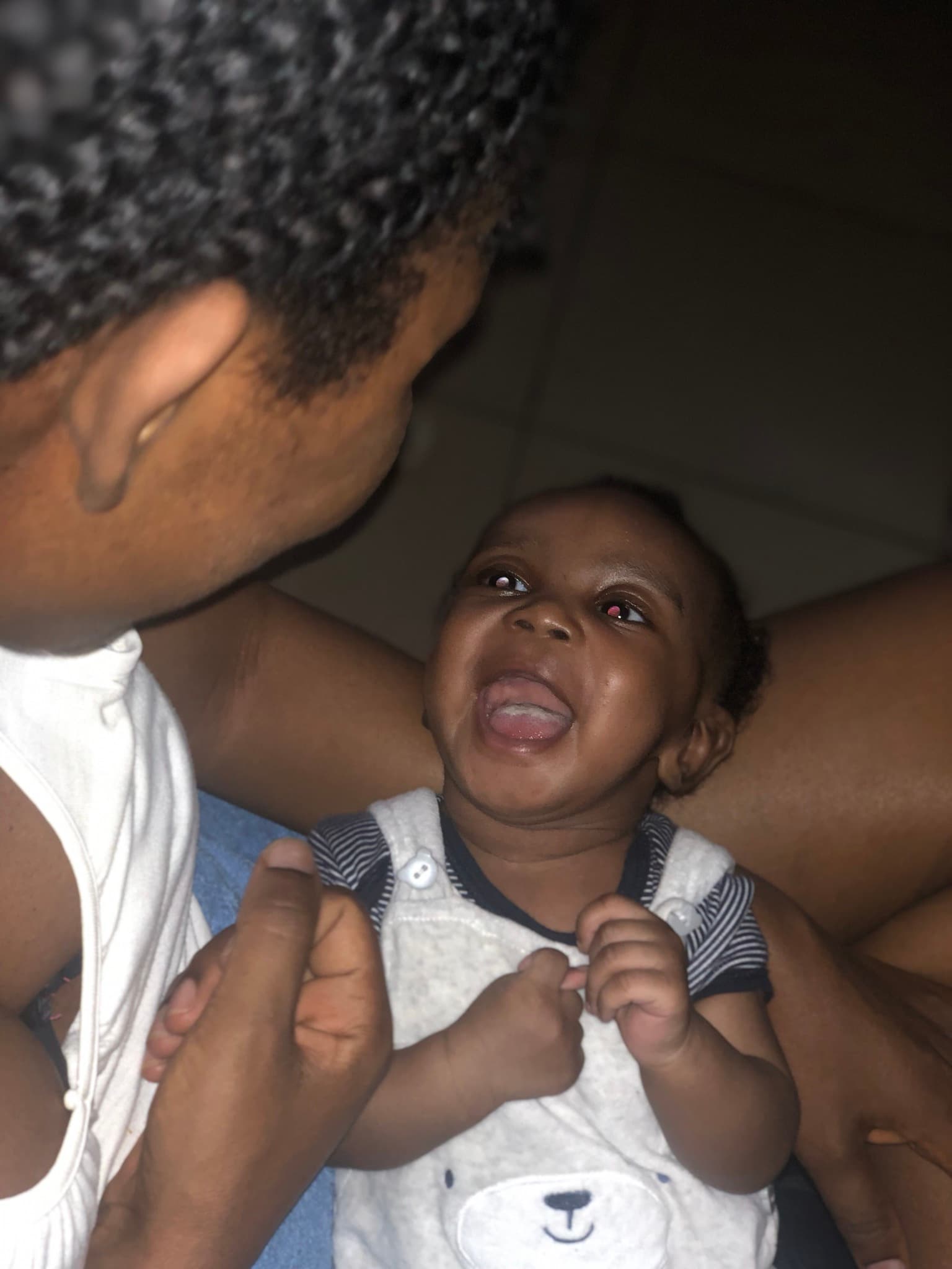 Igbo baby Laughing at his Mother