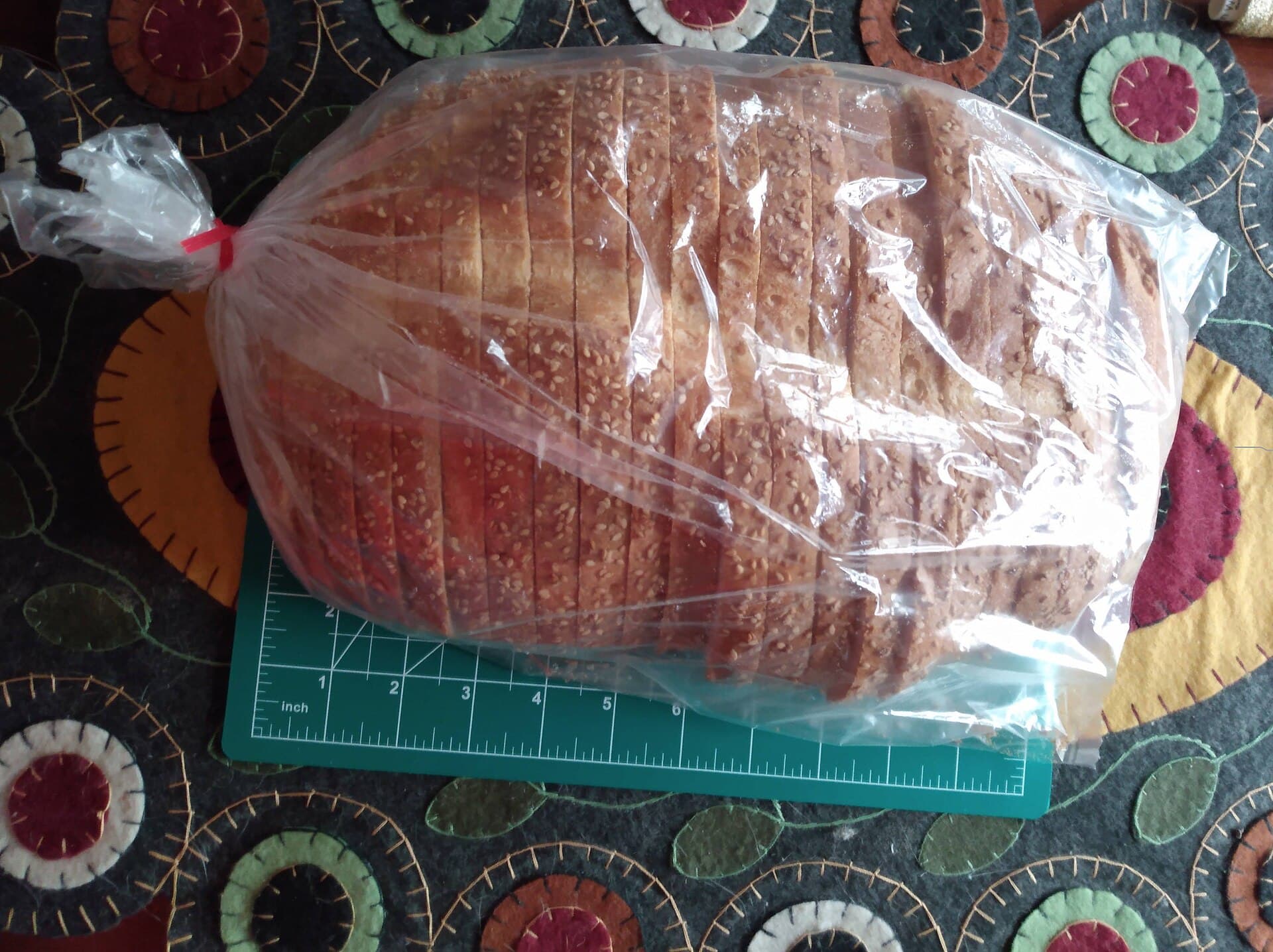 Fresh Scali bread loaf from Winter Hill Bakery