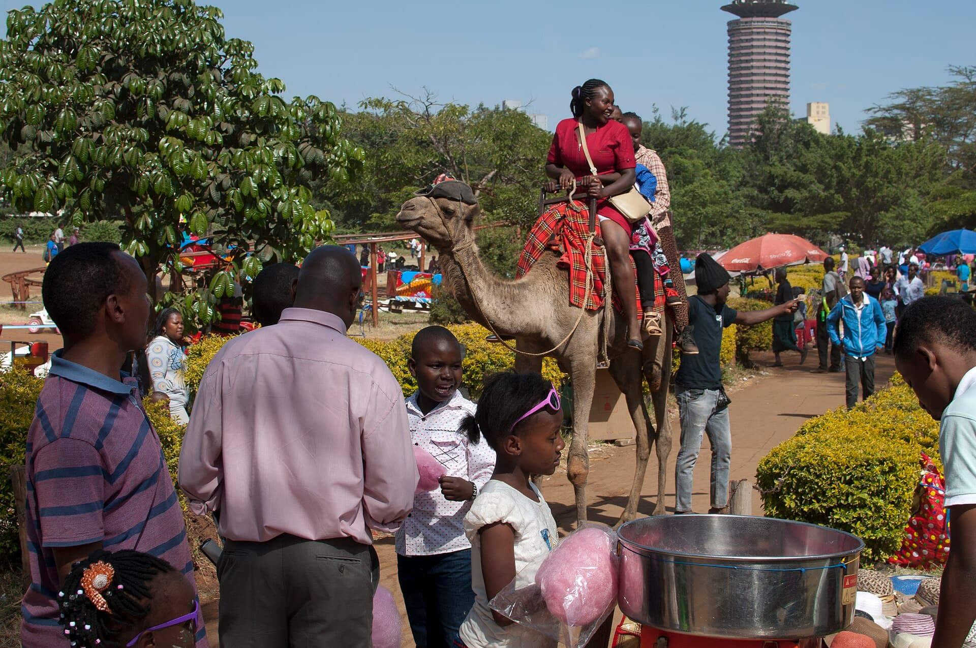 2017 12 Kenya - children in attraction park -3