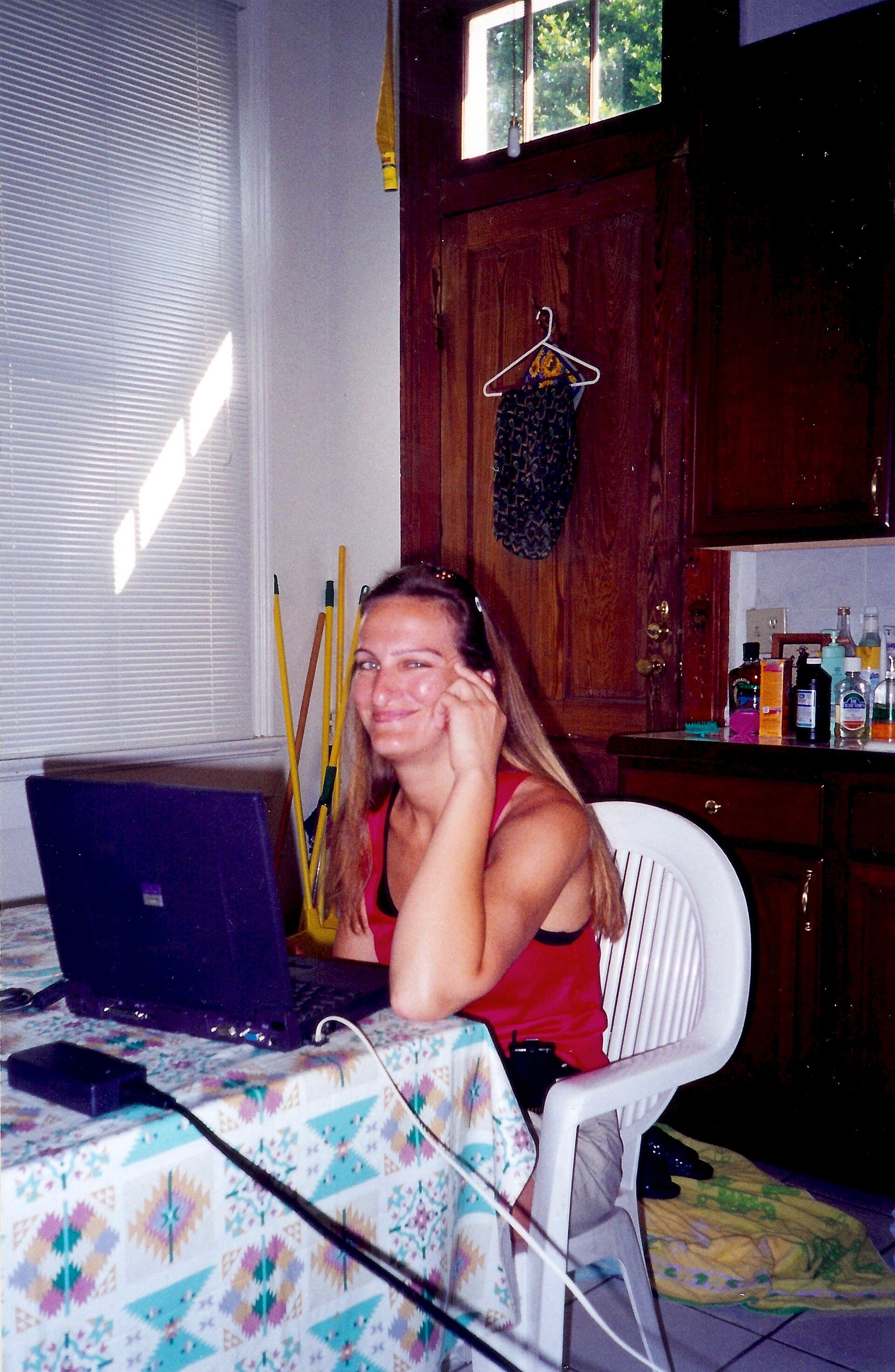 Laptop in the Kitchen in New Orleans